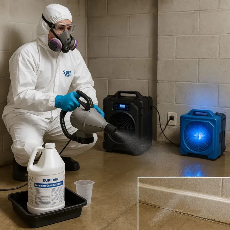 Sanitization and Odor Removal process in Belhaven, NC