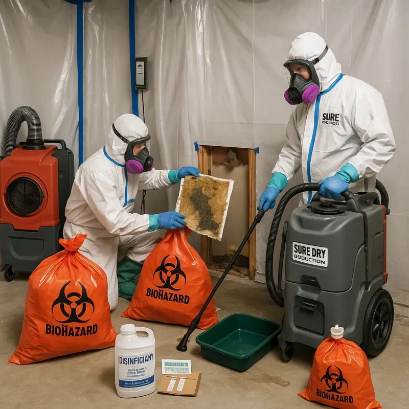 Contaminated Water Handling Protocols process in Belhaven, NC