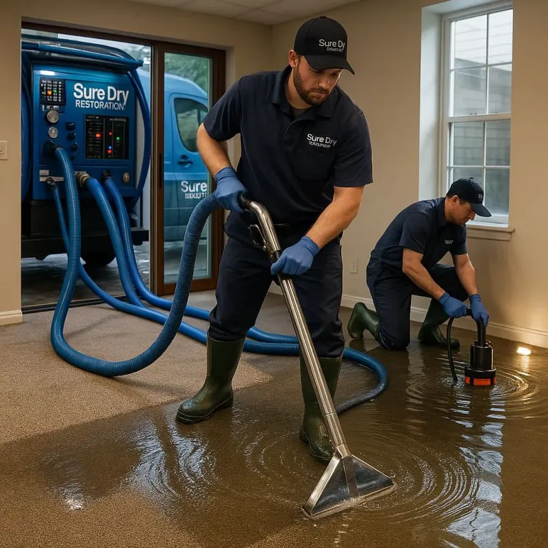 Water Extraction and Removal process in Belhaven, NC